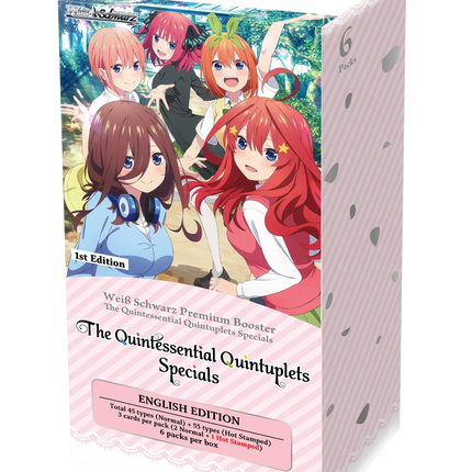 Weiss Schwarz - The Quintessential Quintuplets Specials - Premium Booster Box (6x Packs)