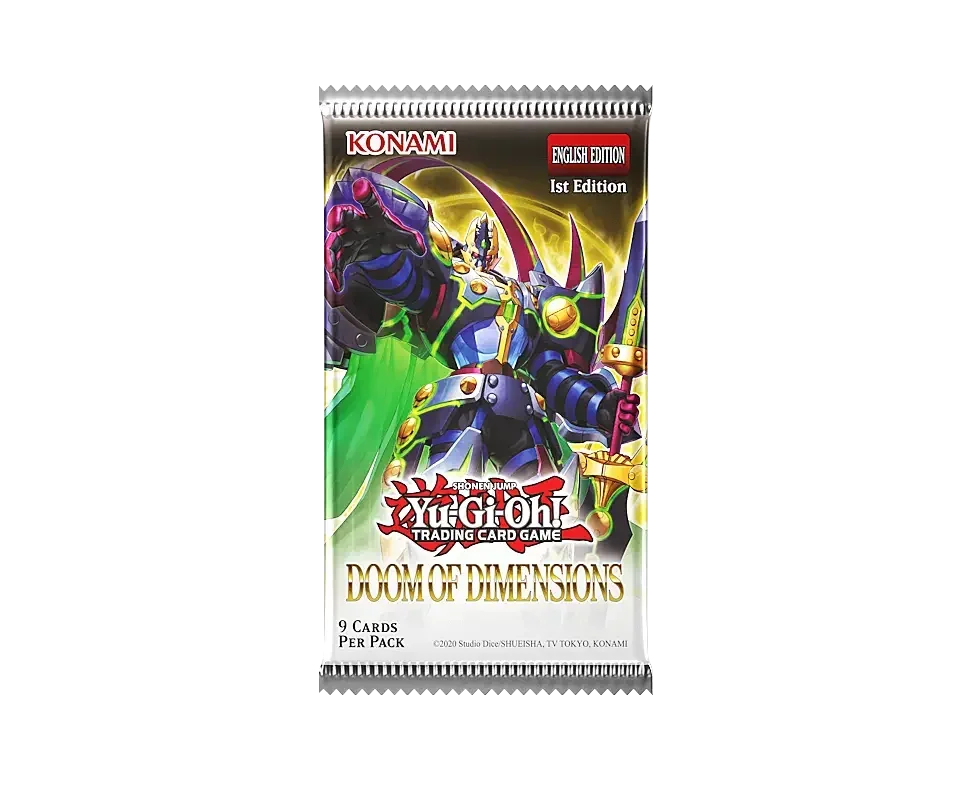 Yu-Gi-Oh! - Doom of Dimensions - Booster Pack (1st Edition) The Card Vault Yu-Gi-Oh! - Doom of Dimensions - Booster Pack (1st Edition) The Card Vault