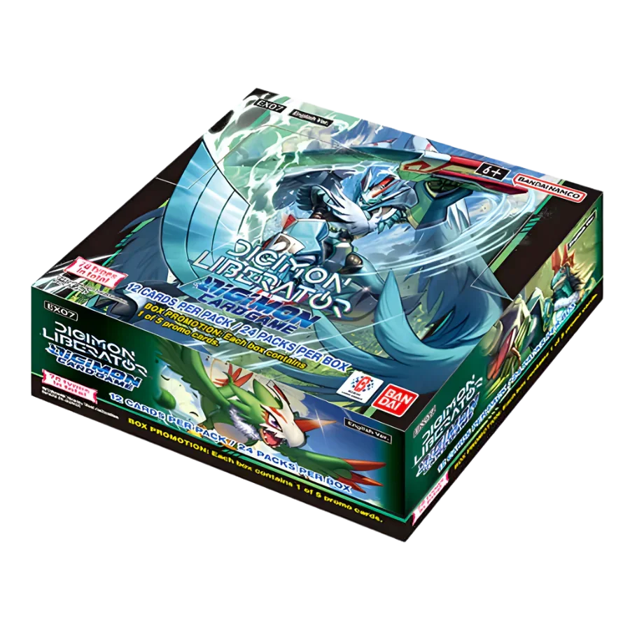 Digimon Card Game - Digimon Liberator (EX07) - Booster Box (24x Packs) Digimon Card Game - Digimon Liberator (EX07) - Booster Box (24x Packs)