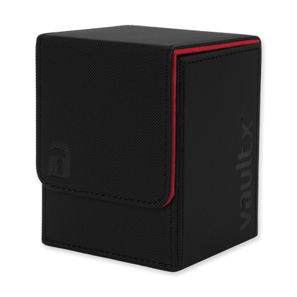 Vault X - Large Exo-Tec® Deck Box - Black/Electric Red