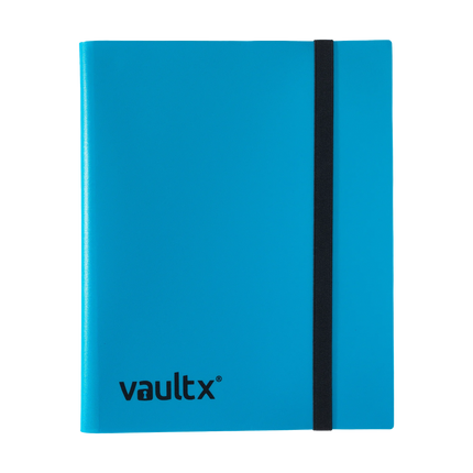 Vault X - 9-Pocket Strap Binder - Blue
