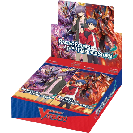 Cardfight!! Vanguard - will+Dress: Raging Flames Against Emerald Storm Booster Box - The Card Vault