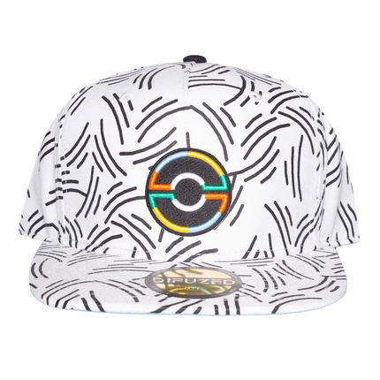 Difuzed - Pokemon - Pokeball White Snapback Cap - The Card Vault