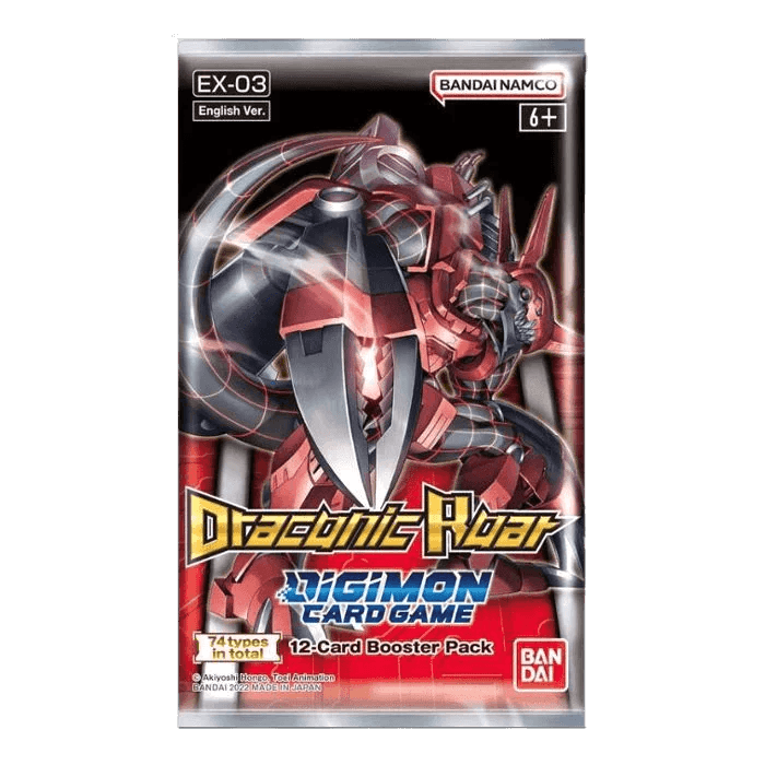Digimon Card Game: Draconic Roar (EX-03) Booster Pack - The Card Vault