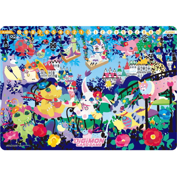 Digimon Card Game: Playmat and Card Set 2 - Floral Fun (PB-09) - The Card Vault