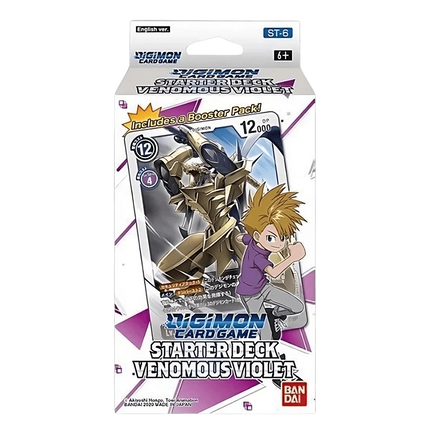 Digimon Card Game: Starter Deck - Venomous Violet (ST-6) - The Card Vault
