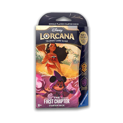 Disney - Lorcana TCG - The First Chapter - Starter Deck - Sorcerer Mickey & Moana - The Card Vault