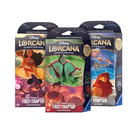 Disney - Lorcana TCG - The First Chapter - Starter Deck - Sorcerer Mickey & Moana - The Card Vault