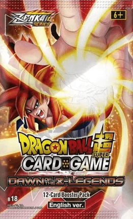 Dragon Ball Super CG: Zenkai Series Set 01 - Dawn of the Z-Legends (B18) Booster Pack - The Card Vault