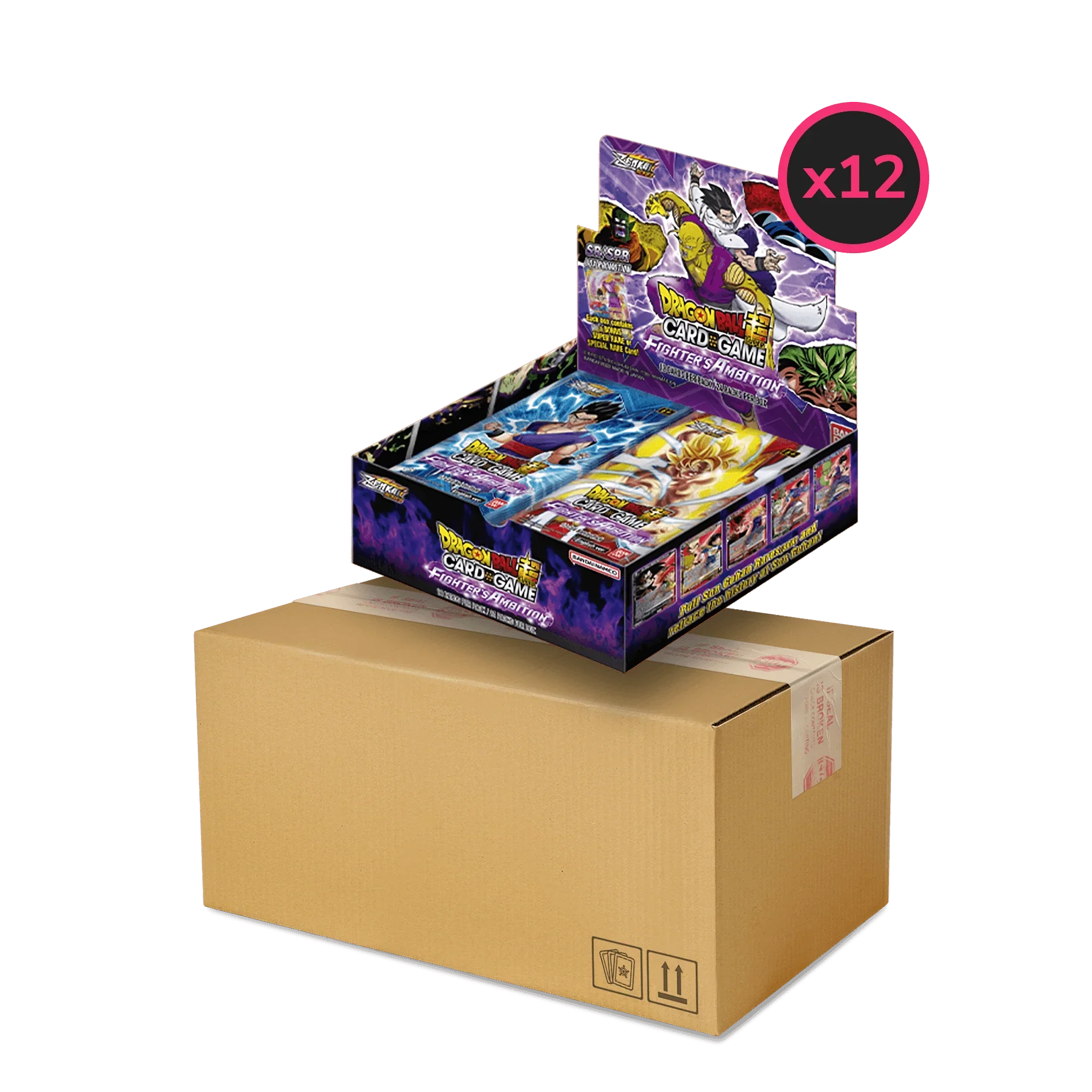 Dragon Ball Super CG Masters - Zenkai Series Set 02 - Fighter's Ambition (B19) - Display Case (12x Booster Boxes) Dragon Ball Super CG Masters - Zenkai Series Set 02 - Fighter's Ambition (B19) - Display Case (12x Booster Boxes)