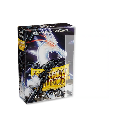 Dragon Shield - Classic Sleeves - Japanese Size - 60pk - Clear - The Card Vault