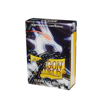 Dragon Shield - Classic Sleeves - Japanese Size - 60pk - Clear - The Card Vault