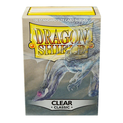 Dragon Shield - Classic Sleeves - Standard Size - 100pk - Clear - The Card Vault