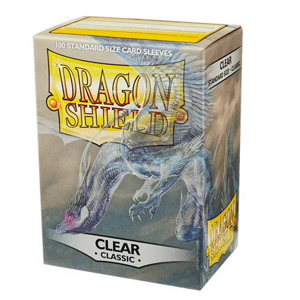 Dragon Shield - Classic Sleeves - Standard Size - 100pk - Clear - The Card Vault
