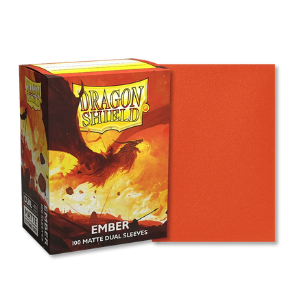 Dragon Shield - Dual Matte Sleeves - Standard Size - 100pk - Ember - The Card Vault