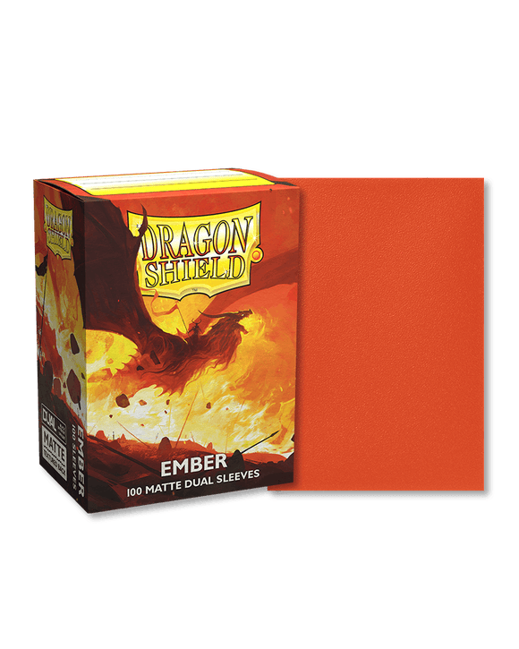 Dragon Shield - Dual Matte Sleeves - Standard Size - 100pk - Ember - The Card Vault
