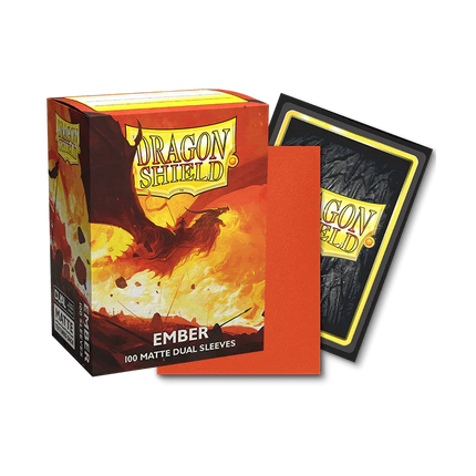 Dragon Shield - Dual Matte Sleeves - Standard Size - 100pk - Ember - The Card Vault