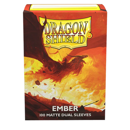 Dragon Shield - Dual Matte Sleeves - Standard Size - 100pk - Ember - The Card Vault