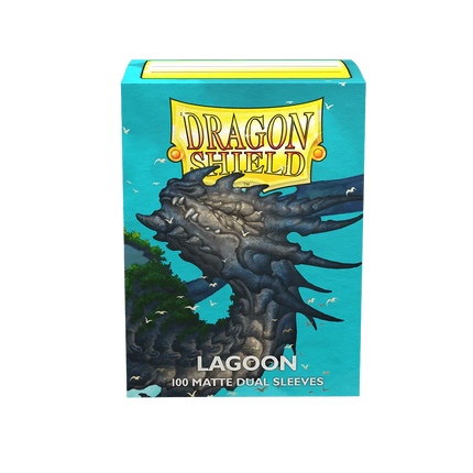 Dragon Shield - Dual Matte Sleeves - Standard Size - 100pk - Lagoon - The Card Vault
