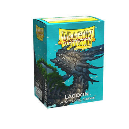 Dragon Shield - Dual Matte Sleeves - Standard Size - 100pk - Lagoon - The Card Vault