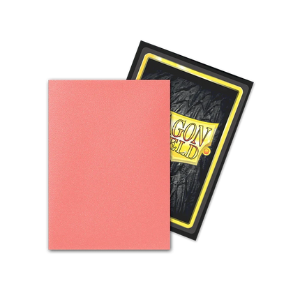 Dragon Shield - Dual Matte Sleeves - Standard Size - 100pk - Peach - The Card Vault