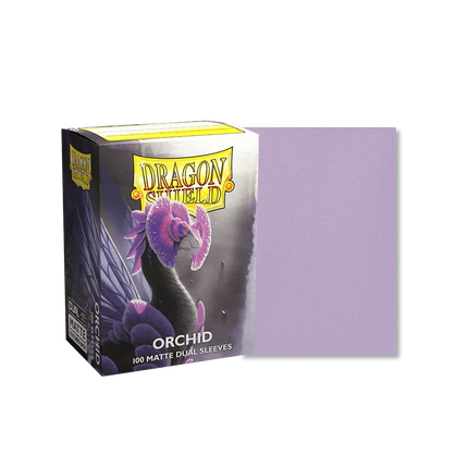 Dragon Shield - Matte Dual Sleeves - Standard Size - 100pk - Orchid - The Card Vault