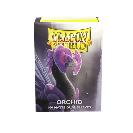 Dragon Shield - Matte Dual Sleeves - Standard Size - 100pk - Orchid - The Card Vault
