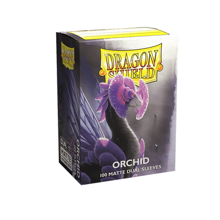 Dragon Shield - Matte Dual Sleeves - Standard Size - 100pk - Orchid - The Card Vault