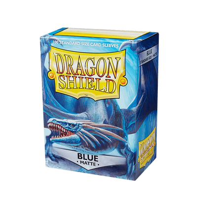 Dragon Shield - Matte Sleeves - Standard Size - 100pk - Blue - The Card Vault
