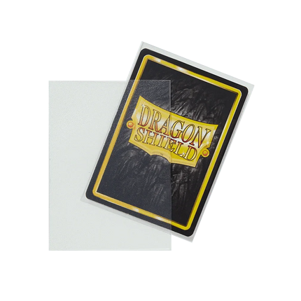 Dragon Shield - Matte Sleeves - Standard Size - 100pk - Clear - The Card Vault