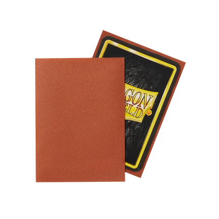 Dragon Shield - Matte Sleeves - Standard Size - 100pk - Copper - The Card Vault