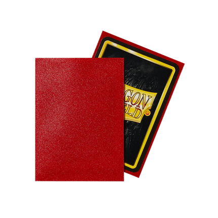 Dragon Shield - Matte Sleeves - Standard Size - 100pk - Ruby - The Card Vault