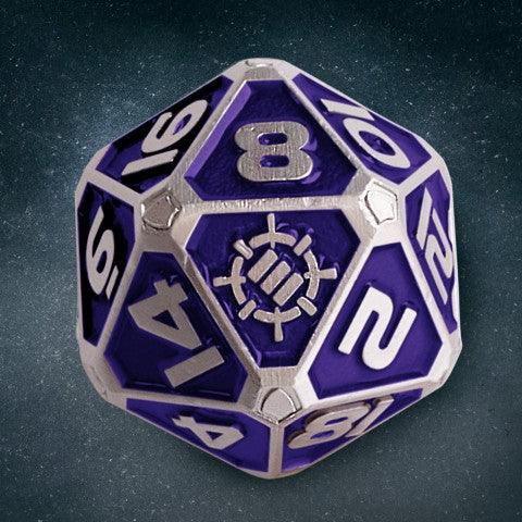 Enhance - Tabletop - 7pc Metal RPG Dice - Collector's Edition Purple - The Card Vault