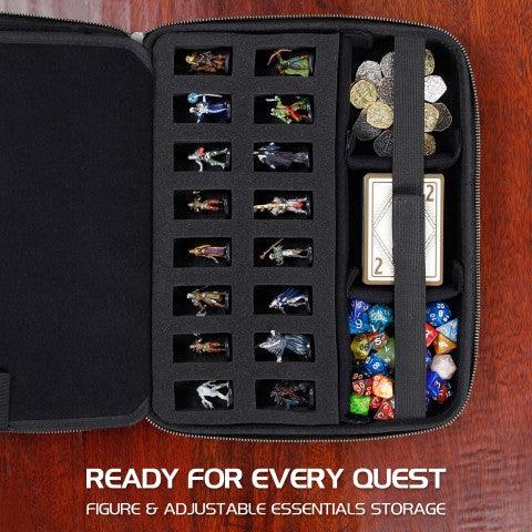 Enhance - Tabletop - RPG Organizer Case Collector's Edition - Red - The Card Vault