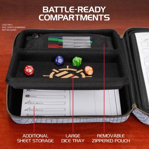 Enhance - Tabletop - RPG Organizer Case Collector's Edition - Silver - The Card Vault