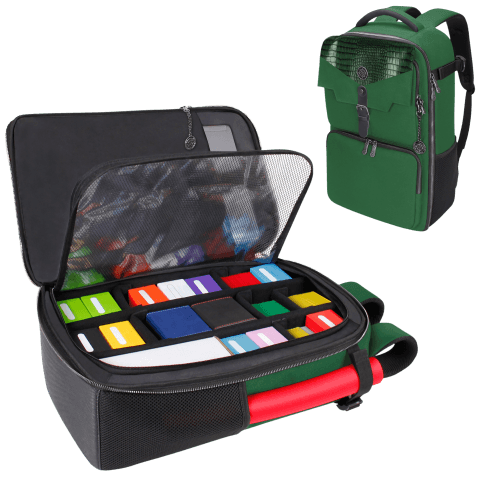 Enhance - TCG - Trading Card Backpack Collector's Edition - Green - The Card Vault