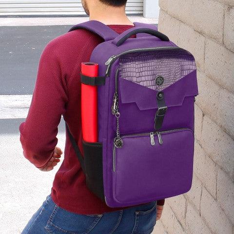 Enhance - TCG - Trading Card Backpack Collector's Edition - Purple - The Card Vault