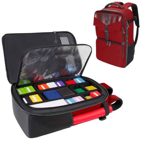 Enhance - TCG - Trading Card Backpack Collector's Edition - Red - The Card Vault