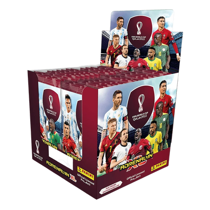 FIFA World Cup 2022 Football (Soccer) Adrenalyn XL Trading Cards - Booster Box (50 Packs) - The Card Vault