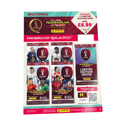 FIFA World Cup 2022 Football (Soccer) Adrenalyn XL Trading Cards - Multipack - The Card Vault