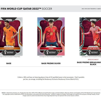 FIFA World Cup 2022 Football (Soccer) Prizm Trading Cards - Blaster Box - The Card Vault