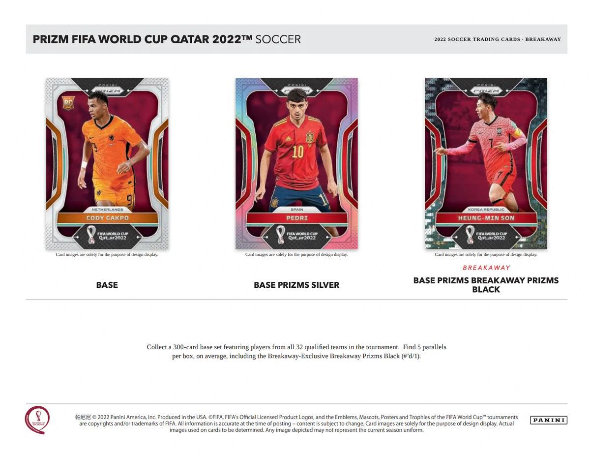 FIFA World Cup 2022 Football (Soccer) Prizm Trading Cards - Blaster Box - The Card Vault