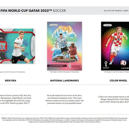 FIFA World Cup 2022 Football (Soccer) Prizm Trading Cards - Blaster Box - The Card Vault