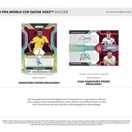 FIFA World Cup 2022 Football (Soccer) Prizm Trading Cards - Blaster Box - The Card Vault