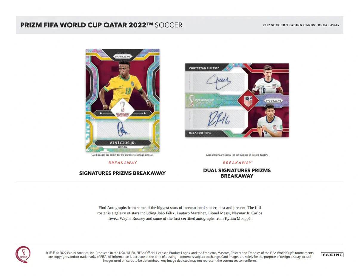 FIFA World Cup 2022 Football (Soccer) Prizm Trading Cards - Blaster Box - The Card Vault