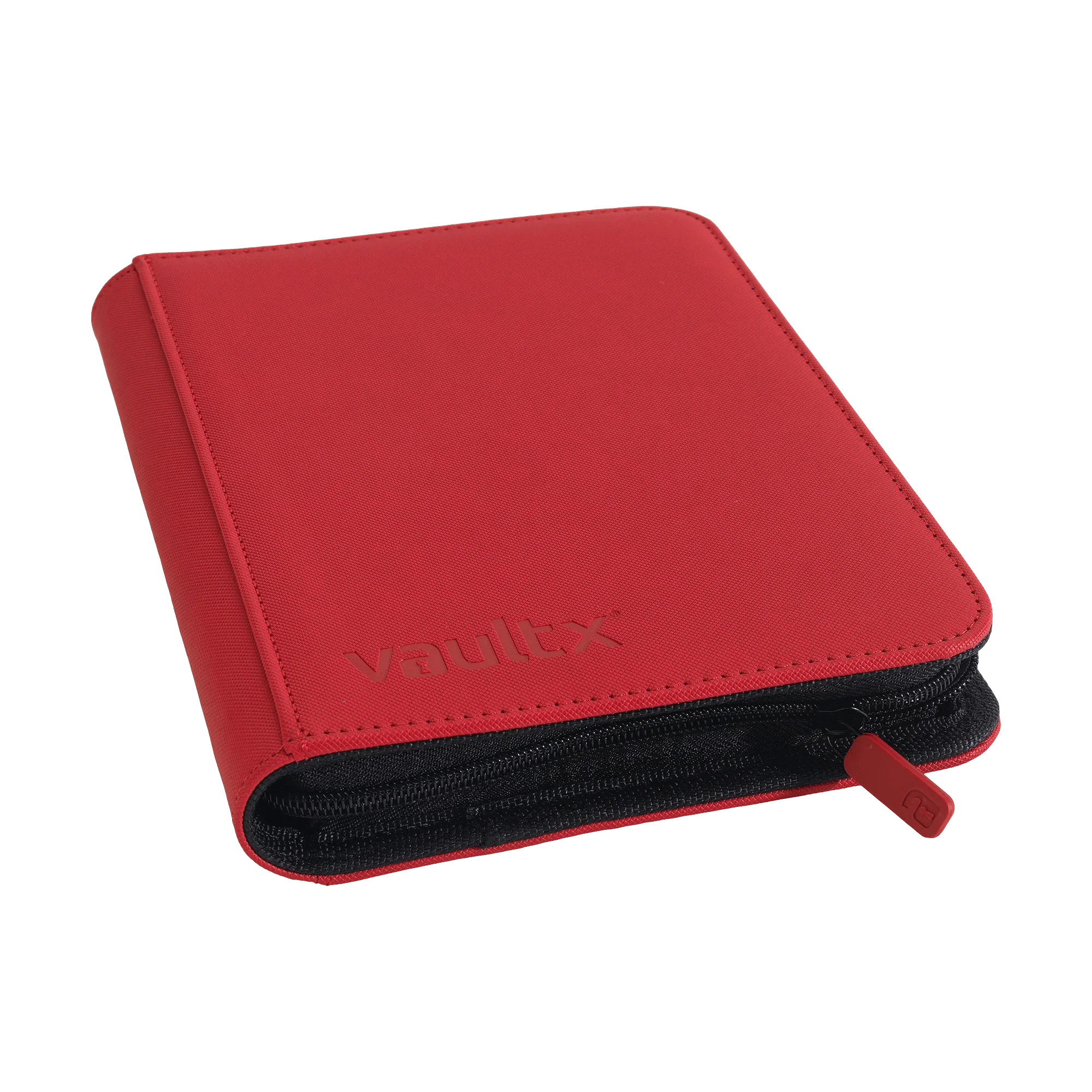 Vault X - 4-Pocket Exo-Tec - Zip Binder - Red Vault X - 4-Pocket Exo-Tec - Zip Binder - Red