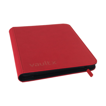 Vault X - 9-Pocket Exo-Tec® Zip Binder - Red