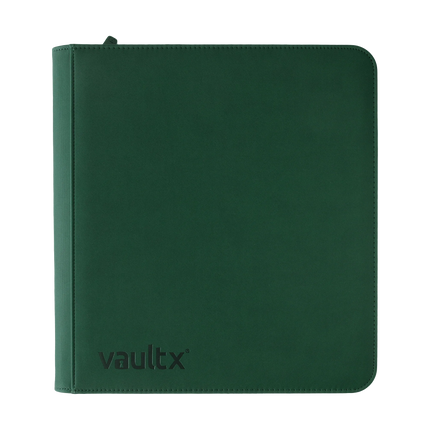 Vault X - 12-Pocket Exo-Tec® Zip Binder - Green