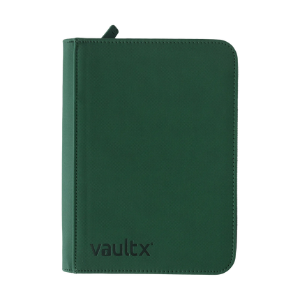 Vault X - 4-Pocket Exo-Tec® Zip Binder - Green