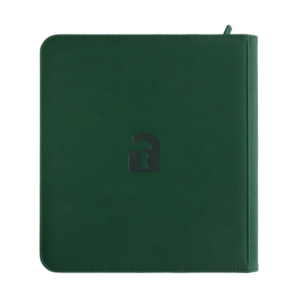 Vault X - 12-Pocket Exo-Tec® Zip Binder - Green